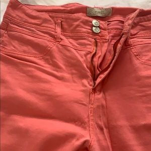 Rue 21 skinny peach pants